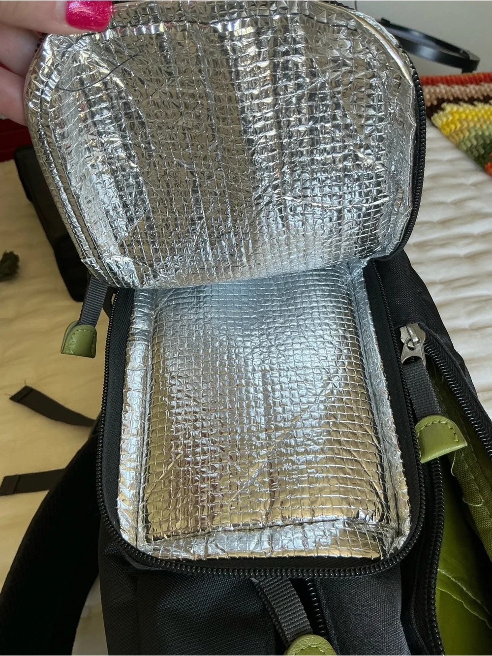 Eddie Bauer Places & Spaces Grey Heather Backpack Diaper Bag